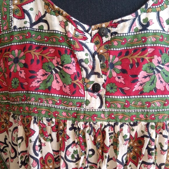 Vintage Floral Maxi Mumu - Picture 6 of 10